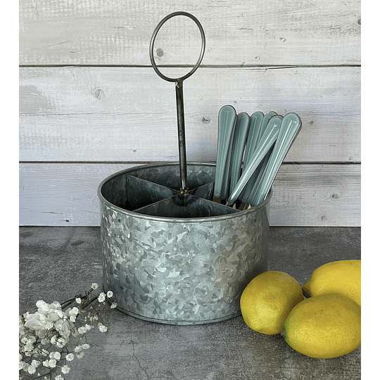 Portacubiertos Galvanizado 