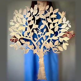 MAXI ARBOL METÁLICO MURAL DORADO