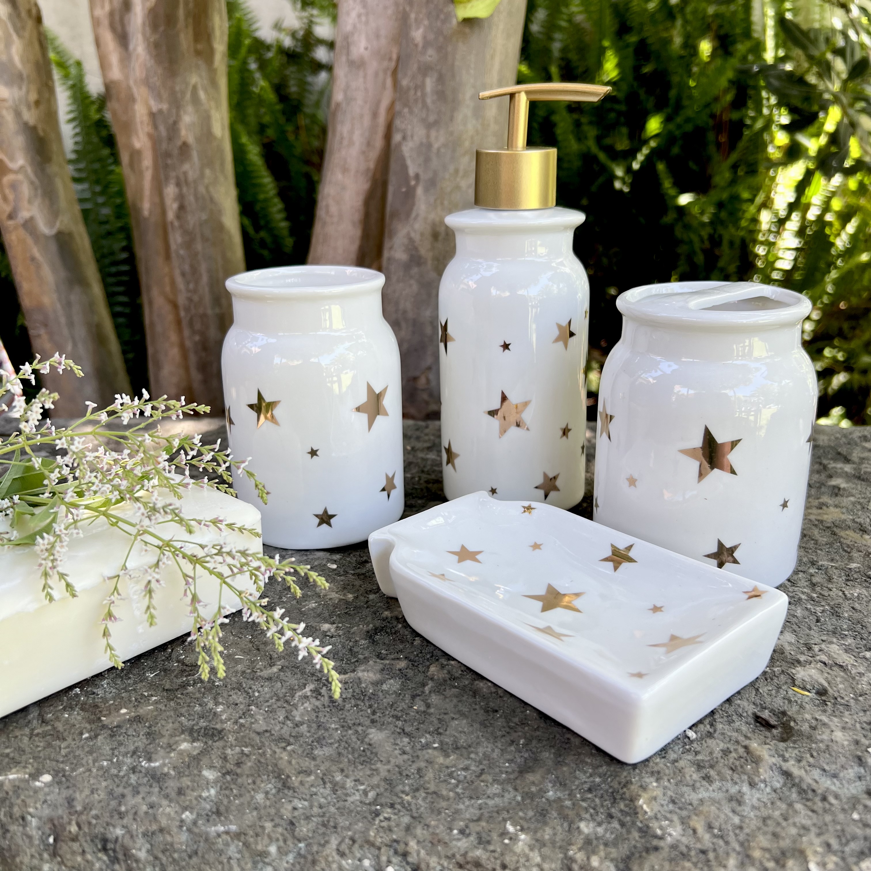 Set de baño Estrellas