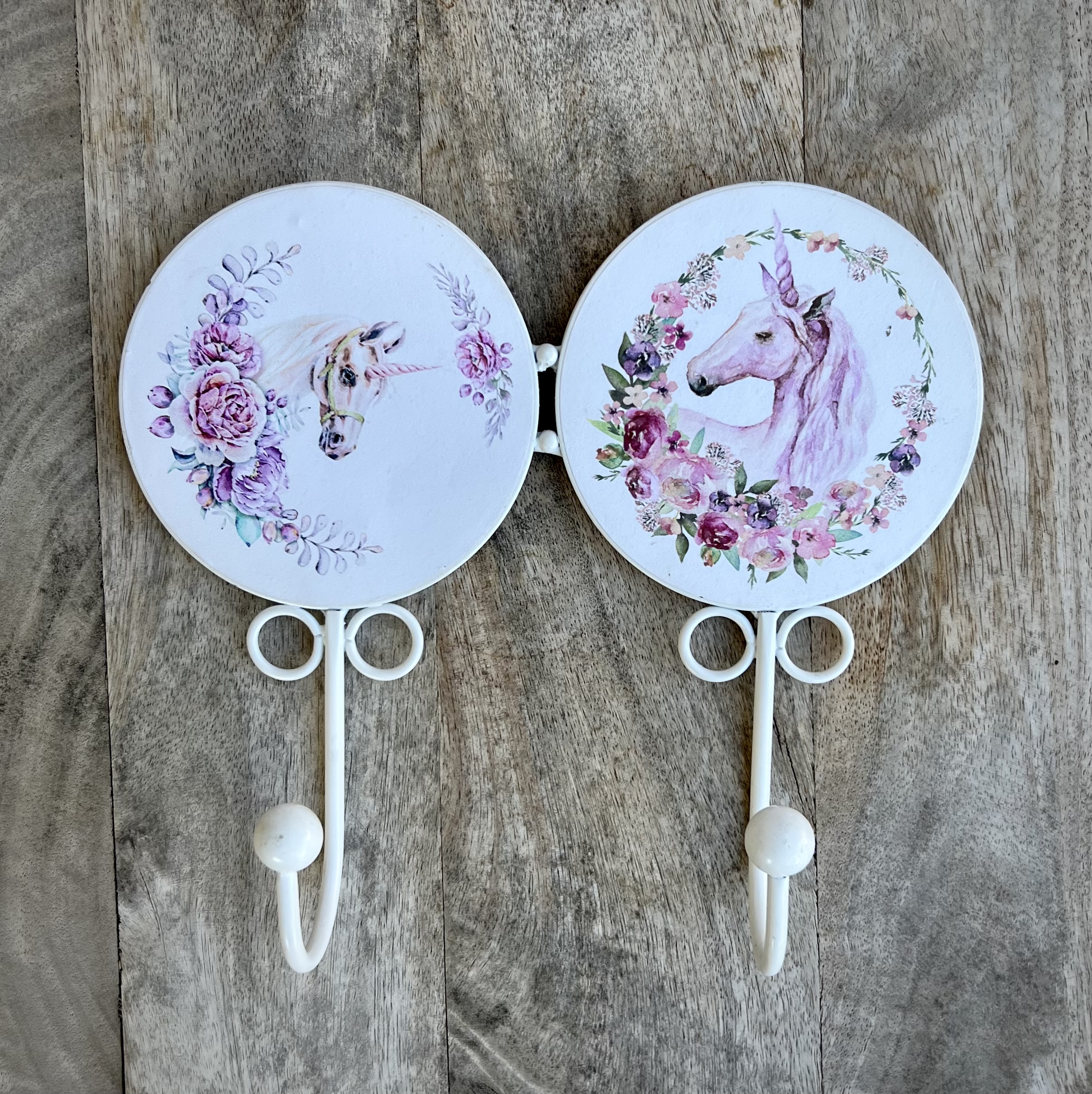 Percha Doble Unicornio