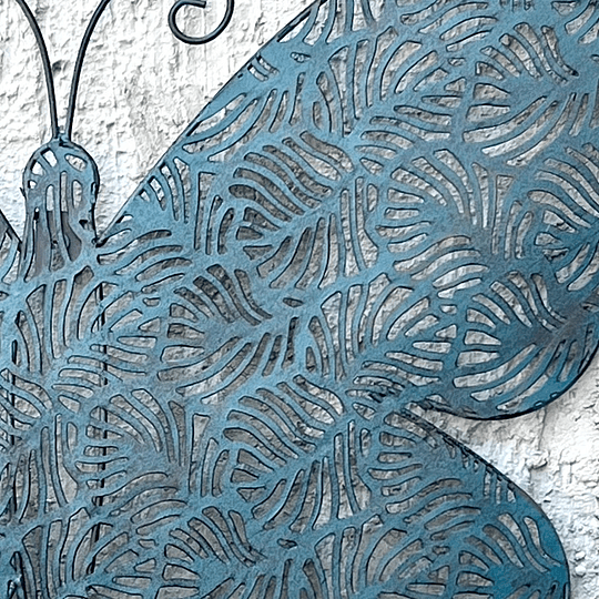 Mariposa metal calada XL