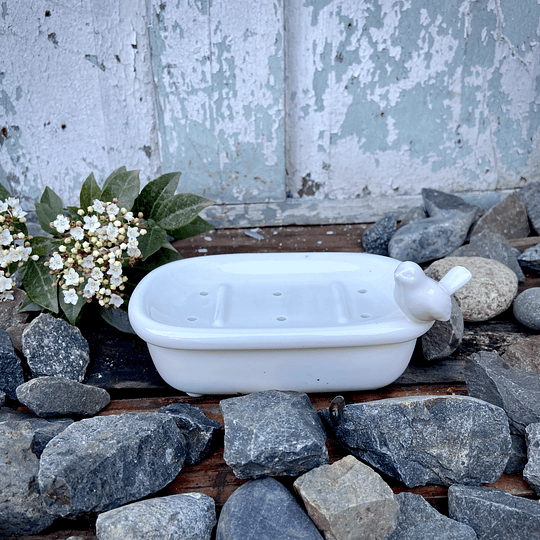 Jabonera Blanca Pajarito