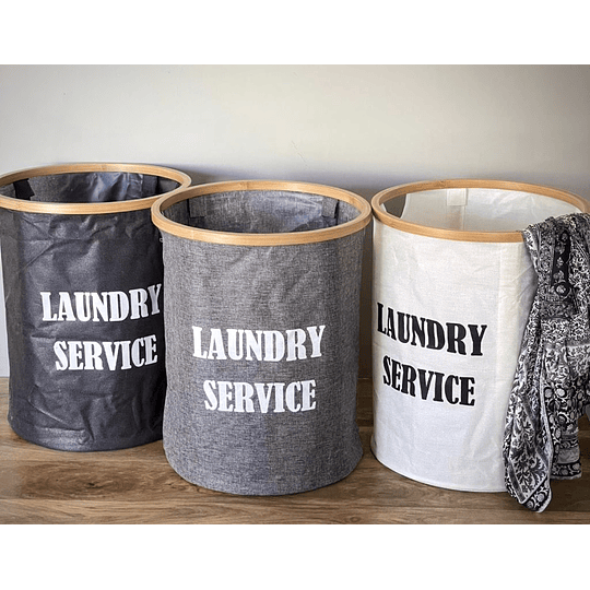 Contenedor Ropa Sucia Laundry Redondo