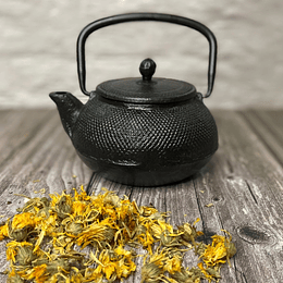 Tetera de Fierro Fundido Negra