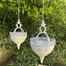 Farol Colgante Blanco