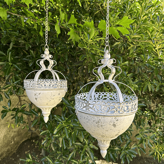 Farol Colgante Blanco