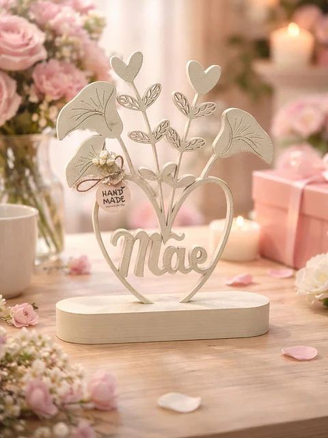 Elegante buquê floral em formato de coração - Edição Dia da Mãe