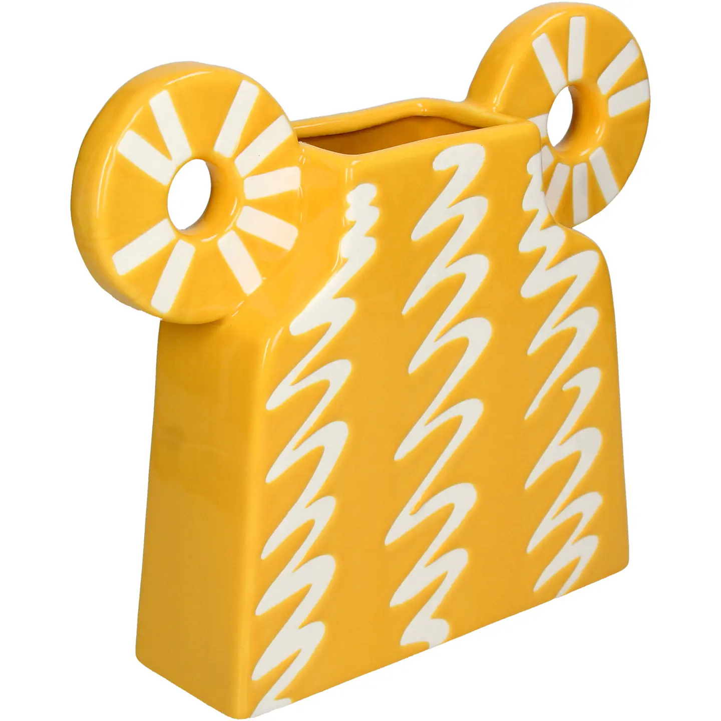 Vaso Estilo Moinho Amarelo - 23x31cm 2