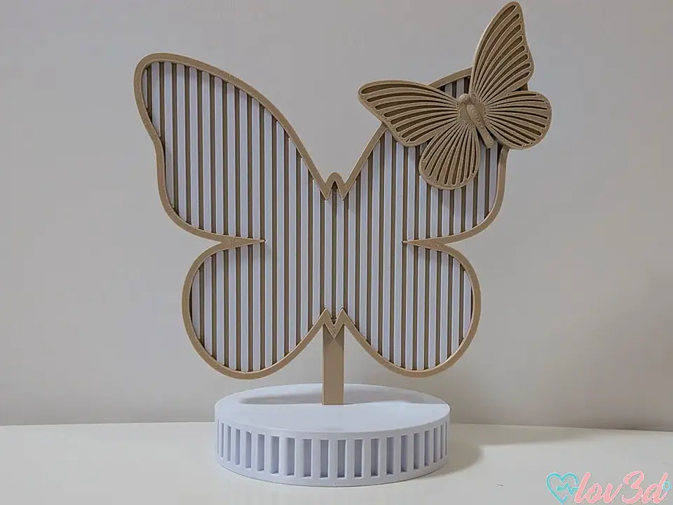 Borboleta Decorativa Lov3D 1