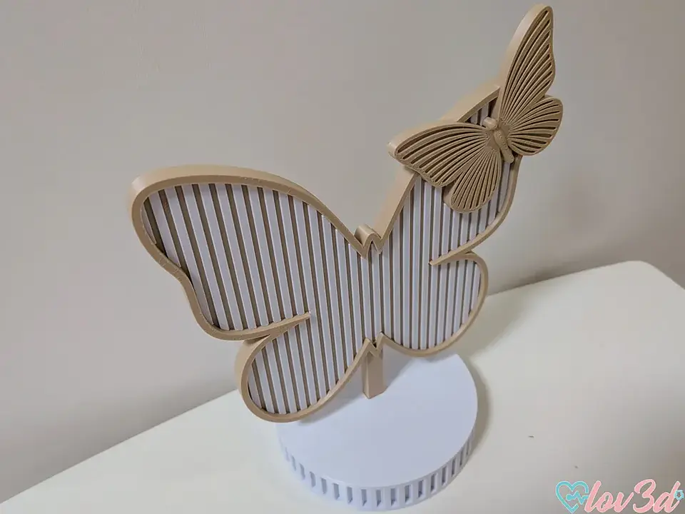 Borboleta Decorativa Lov3D 2