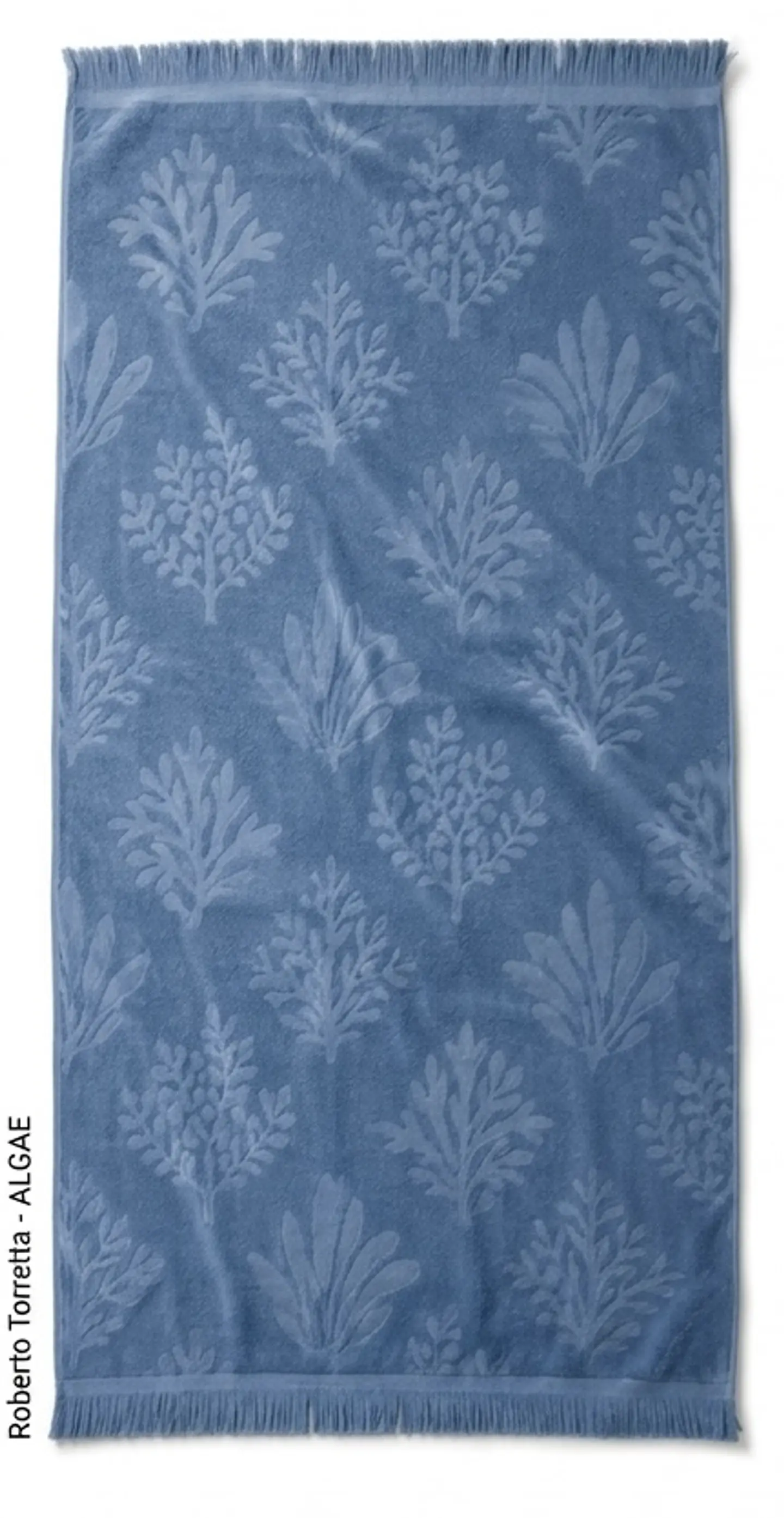 Toalha de Praia Jacquard Roberto Torretta - Algae (Azul) 1