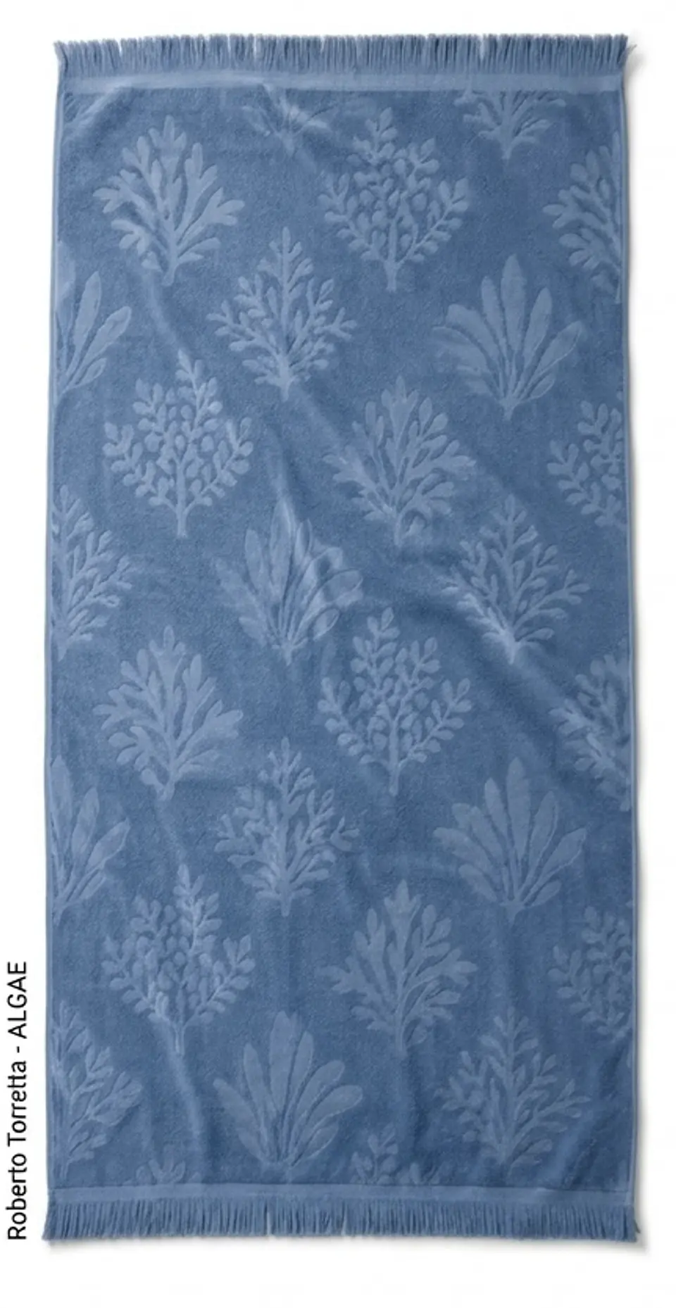 Toalha de Praia Jacquard Roberto Torretta - Algae (Azul) 1