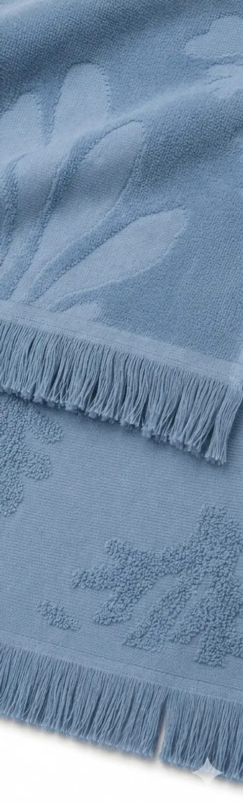 Toalha de Praia Jacquard Roberto Torretta - Algae (Azul)