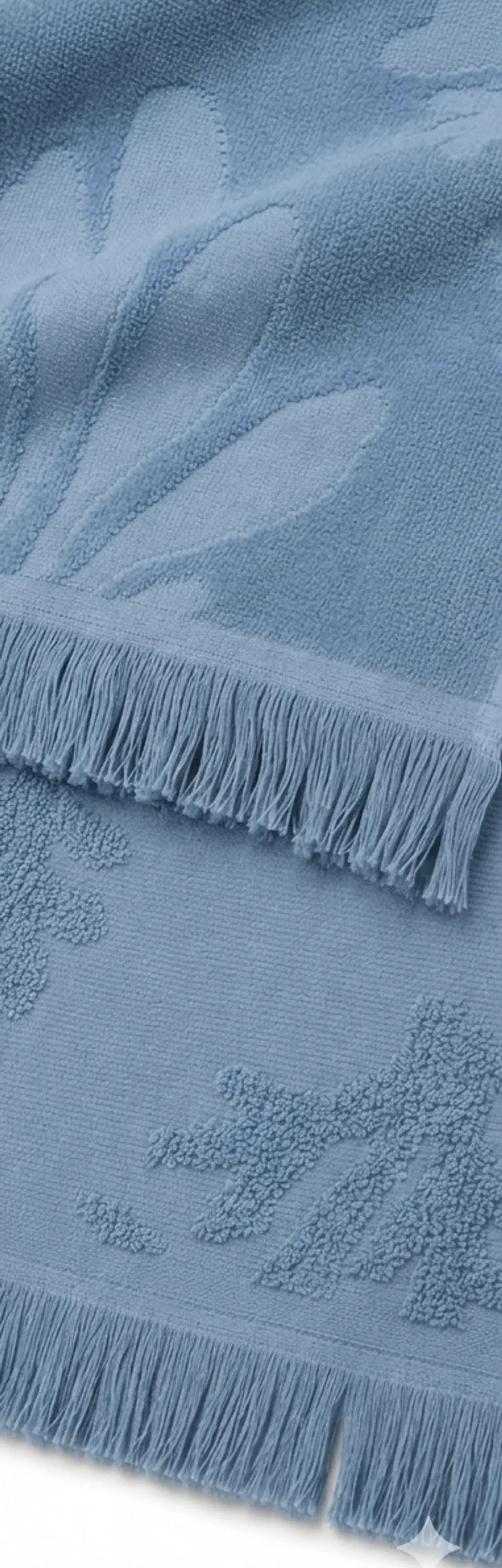 Toalha de Praia Jacquard Roberto Torretta - Algae (Azul) 2