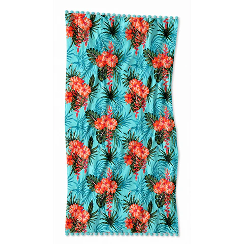 Pareo Fouta Pompons Ref.ª Hibis - NAF NAF