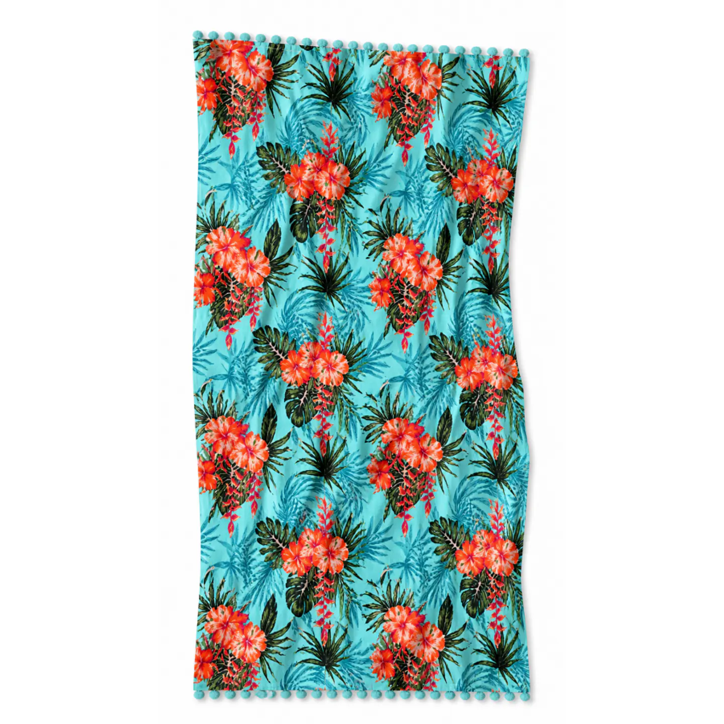 Pareo Fouta Pompons Ref.ª Hibis - NAF NAF 2