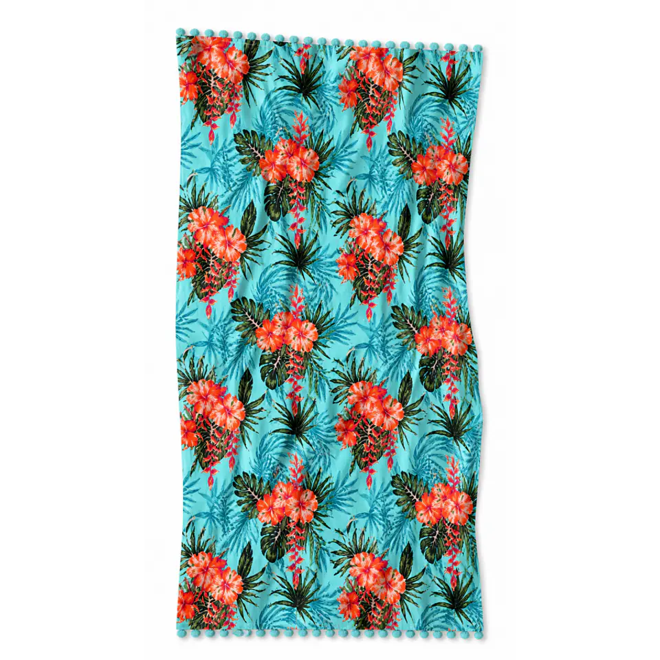 Pareo Fouta Pompons Ref.ª Hibis - NAF NAF 2