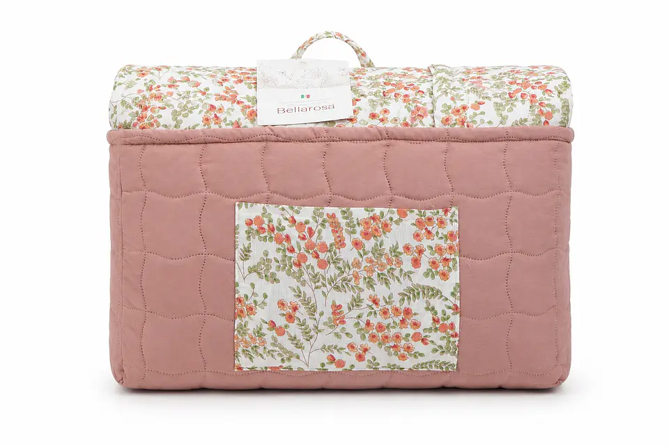 Colcha Casal BellaRosa (240x260cm) – Elegância e Conforto Exclusivo 2