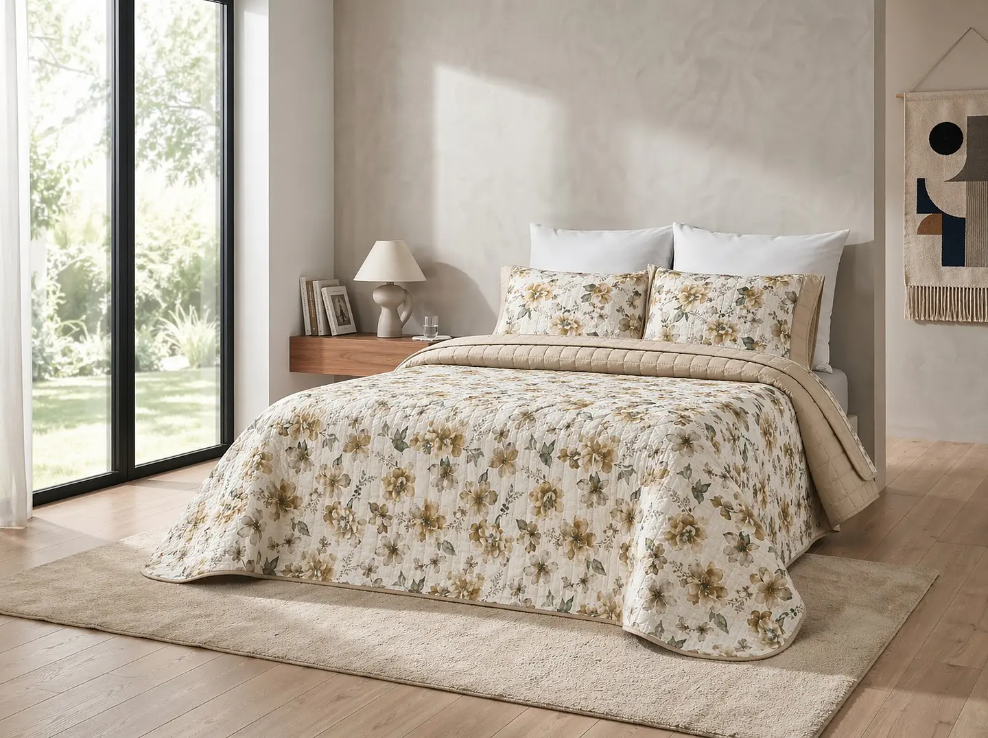 Colcha Casal BellaRosa (240x260cm) – Elegância e Conforto Exclusivo 9