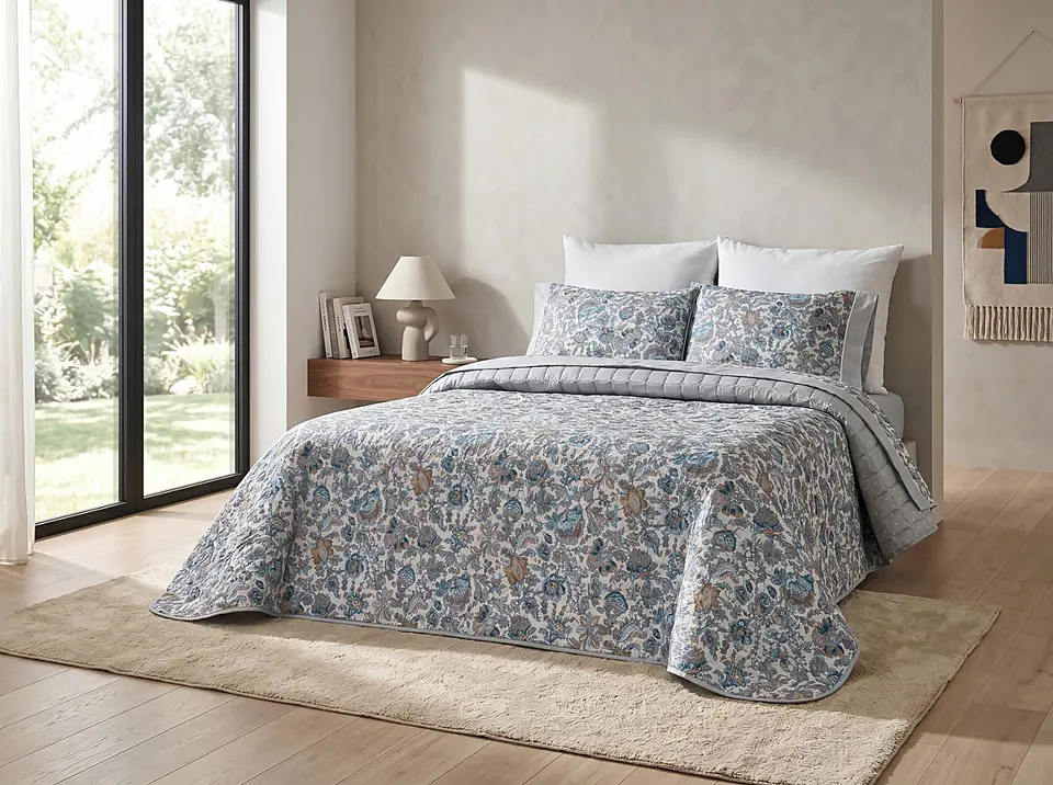 Colcha Casal BellaRosa (240x260cm) – Elegância e Conforto Exclusivo 10