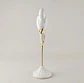 Papagaio Branco com Poleiro Dourado - 54cm - Thumbnail 3