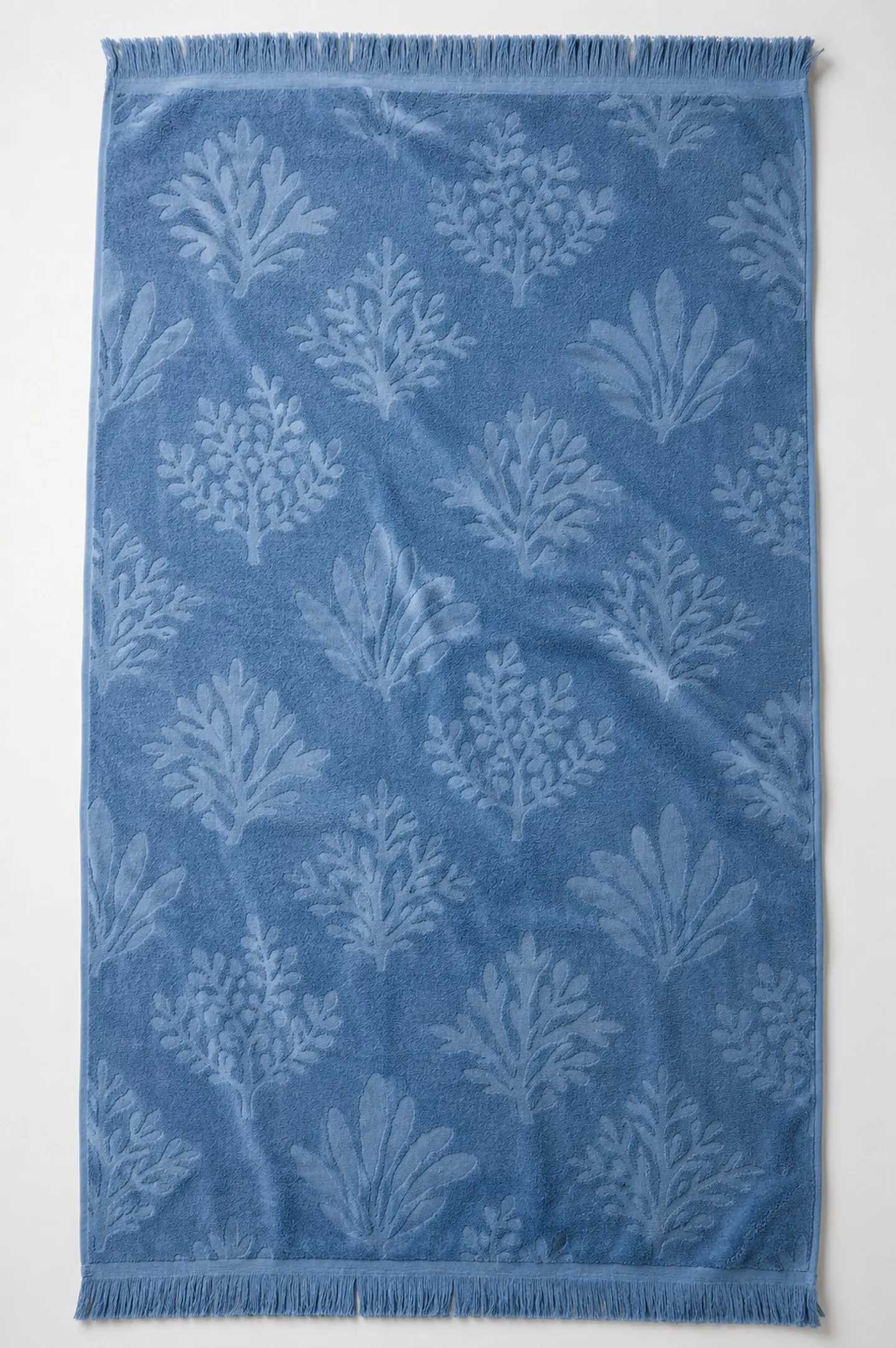 Toalha de Praia Jacquard Roberto Torretta - Algae (Azul) 2