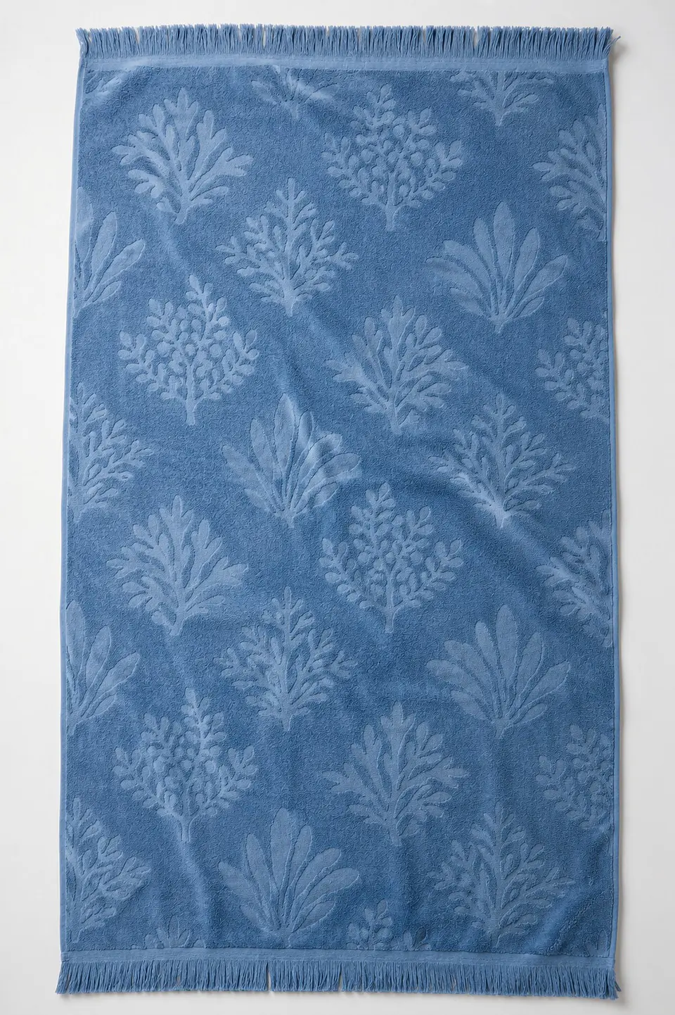 Toalha de Praia Jacquard Roberto Torretta - Algae (Azul) 2