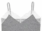 Camisola de Alças em Algodão com Renda | Ref. 19111 - Thumbnail 3