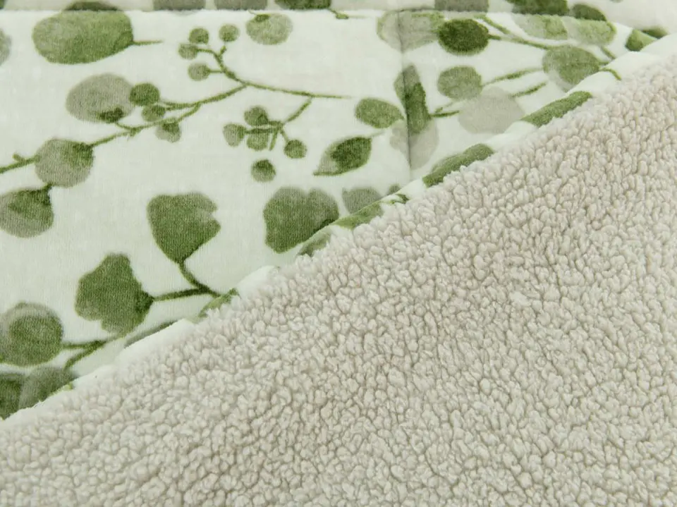 🌿 Edredon Sanlur 250x270 cm – Coralina e Sherpa 3