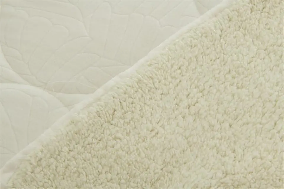 🤎 Edredon Madil 250x270 cm – Jacquard e Sherpa 3