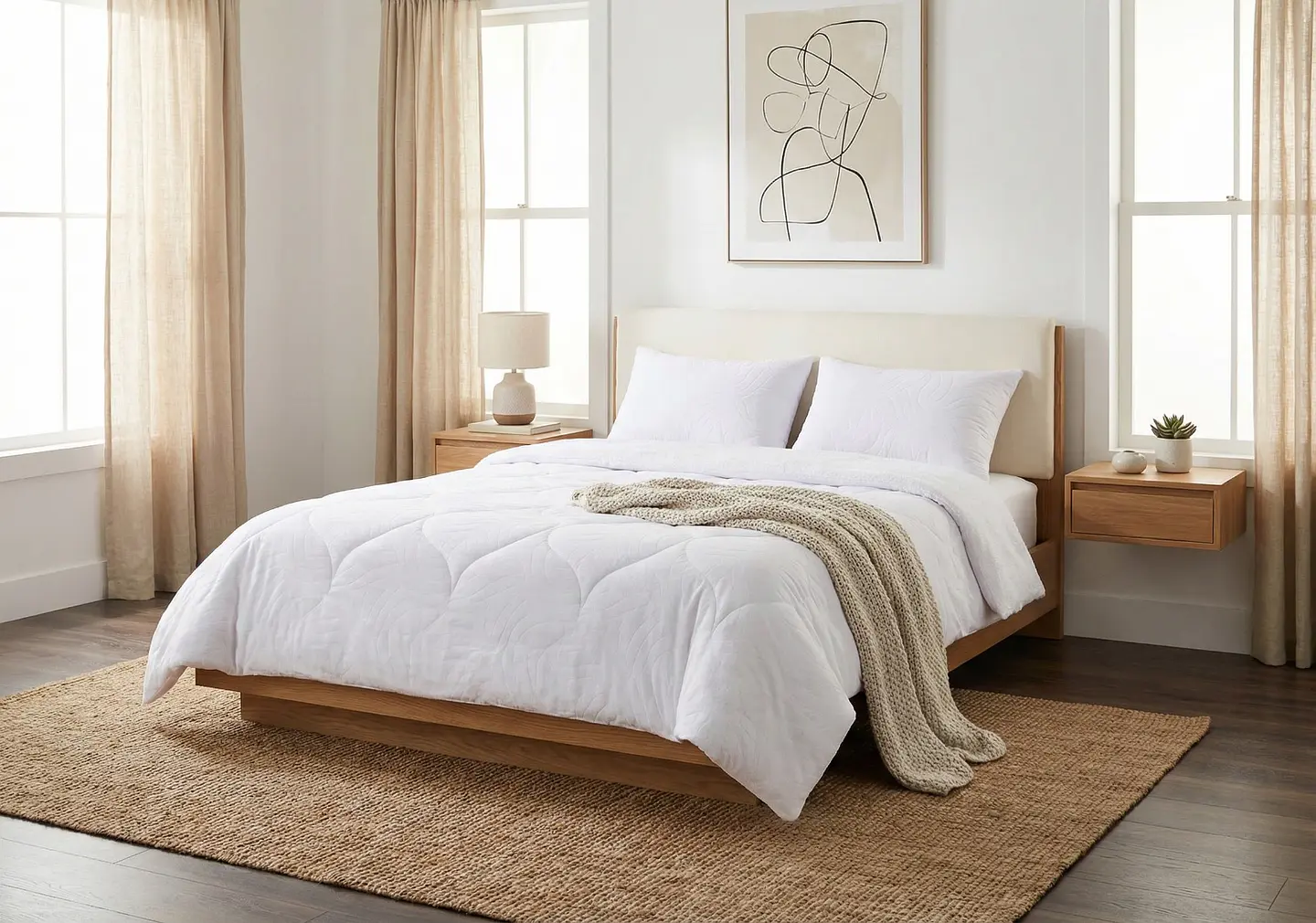 🤎 Edredon Madil 250x270 cm – Jacquard e Sherpa 4
