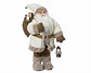 Pai Natal Decorativo Branco com Lanterna | 45 cm - Thumbnail 4