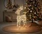 Rena Decorativa Aramada com Micro LED Warm White | 37x25x9 cm - Thumbnail 1