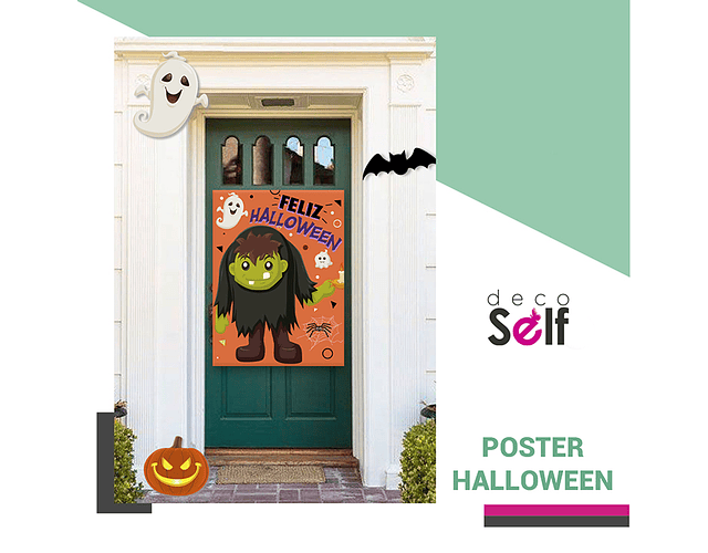 Póster Halloween Frankenstein