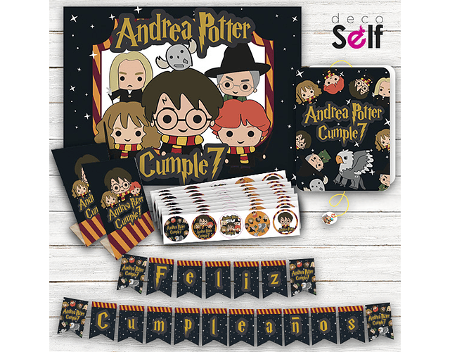 Pack Cumpleaños HARRY POTTER