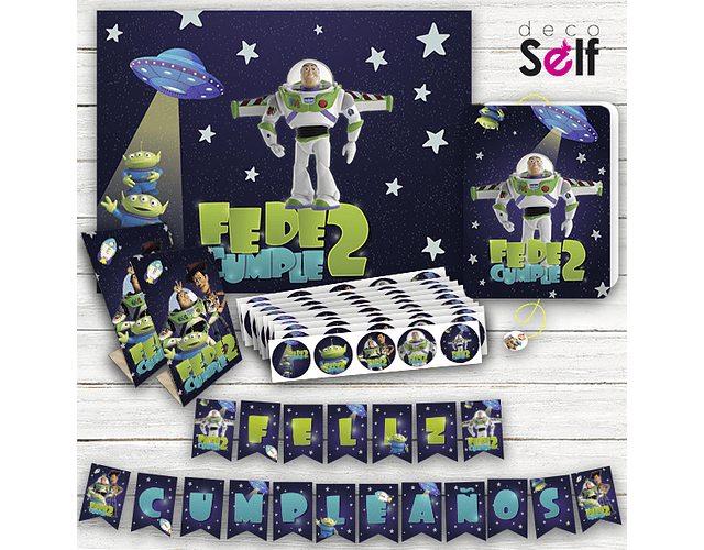 Pack Cumpleaños BUZZ LIGHTYEAR