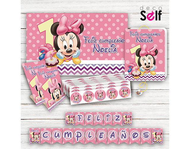 Pack Cumpleaños MINNIE BABY