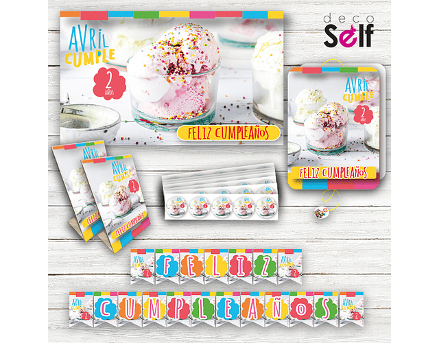 Pack Cumpleaños Personalizado con el tema que quieras!