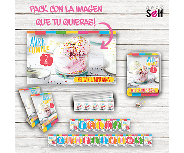 Pack Cumpleaños Personalizado con el tema que quieras!