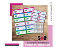 Láminas de Etiquetas Adhesivas Diseño Personalizado