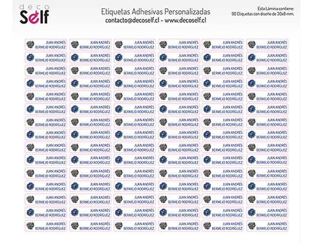 Etiquetas Adhesivas BEYBLEID