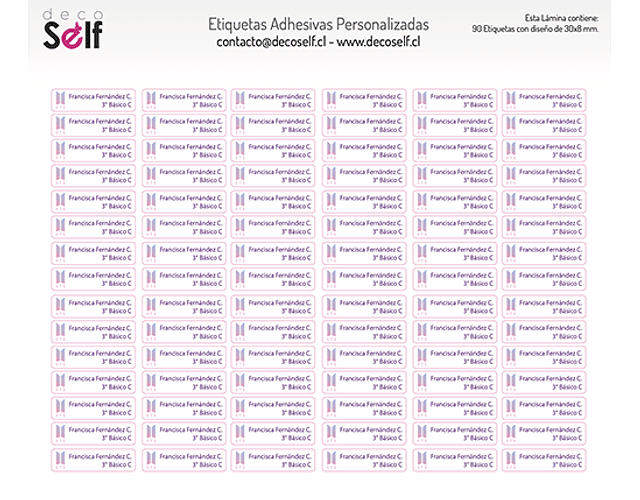 Etiquetas Adhesivas BTS