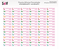 Etiquetas Adhesivas Dinosaurios Rosados