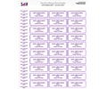 Etiquetas Adhesivas SIMPLE LILA