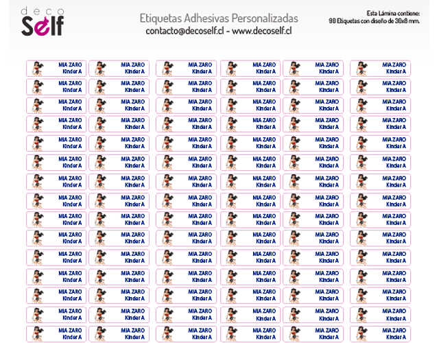 Etiquetas Adhesivas WONDER WOMAN