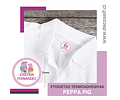 Etiquetas para ropa circular Peppa Pig