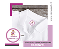 Etiquetas para ropa circular Rapunzel