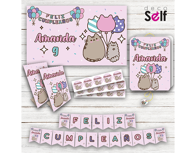 Pack Cumpleaños PUSHEEN