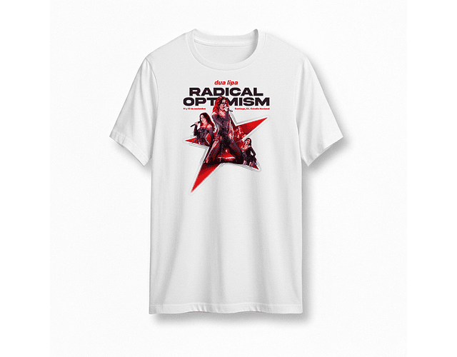 Dua Lipa Radical Optimism Tour 2025 diseño 4