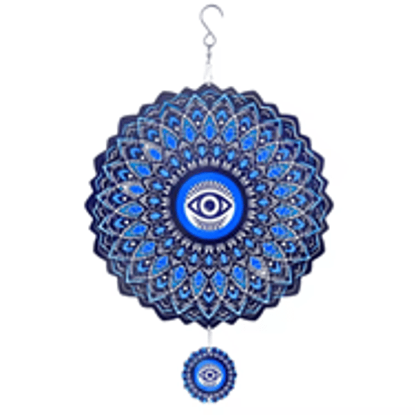 Mándala Ojo Turco Azul Profundo 30 cm